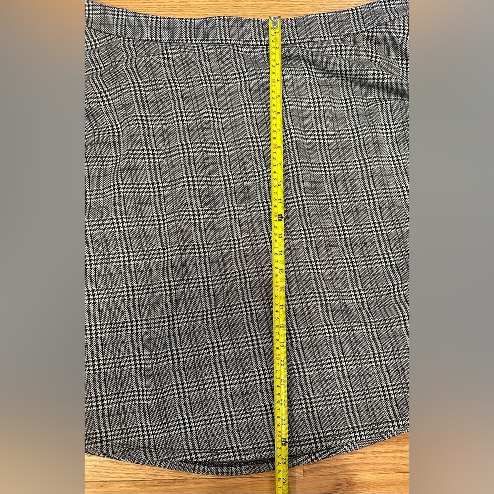 Mod Cloth Women’s Size 4X Plaid Midi Skirt A-Line Pull On Stretch Waist Office - Picture 9 of 9